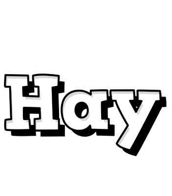 Hay snowing logo