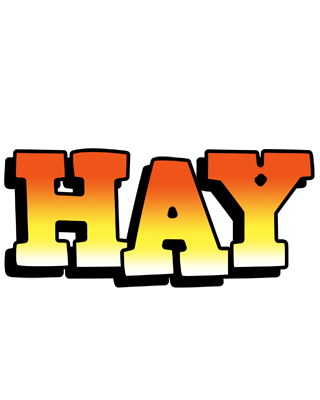 Hay sunset logo