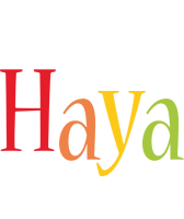 Haya birthday logo