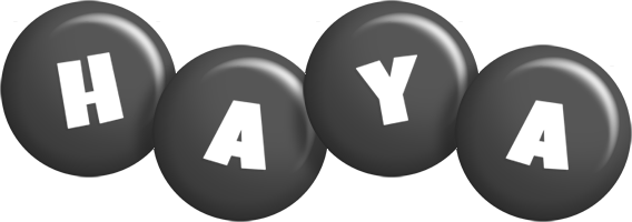 Haya candy-black logo