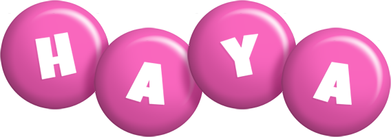 Haya candy-pink logo