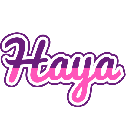 Haya cheerful logo