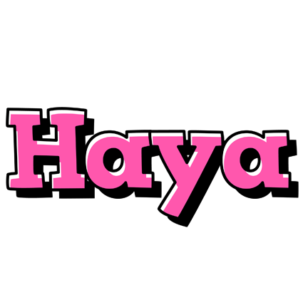 Haya girlish logo