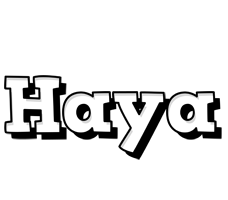 Haya snowing logo