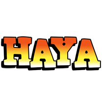 Haya sunset logo
