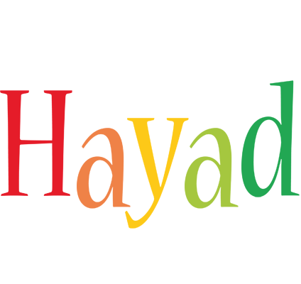 Hayad birthday logo