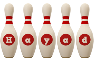 Hayad bowling-pin logo