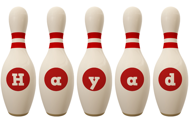 Hayad bowling-pin logo