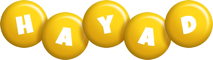 Hayad candy-yellow logo