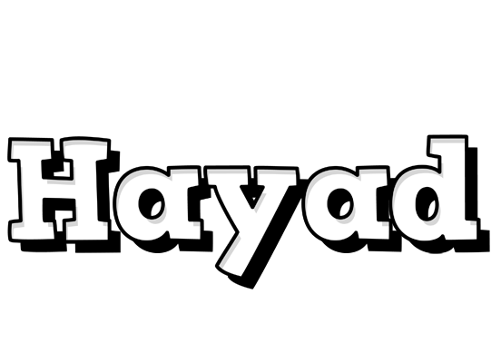 Hayad snowing logo