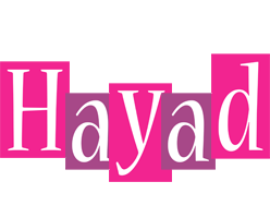 Hayad whine logo