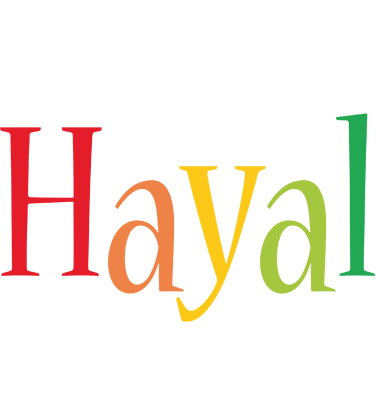 Hayal birthday logo