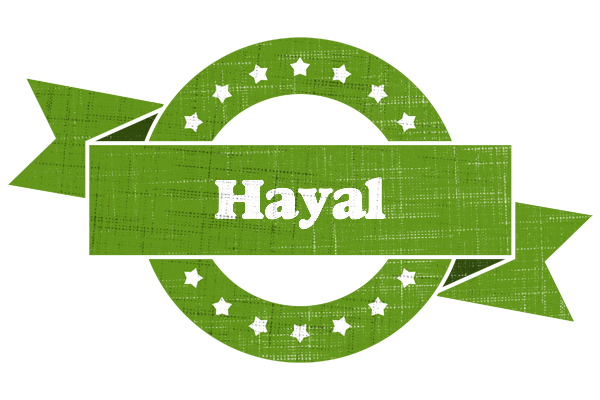 Hayal natural logo
