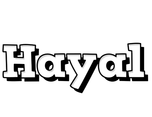 Hayal snowing logo