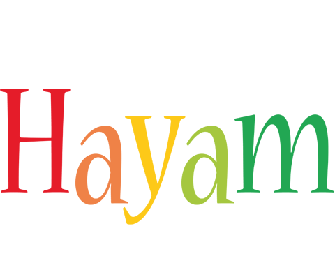 Hayam birthday logo