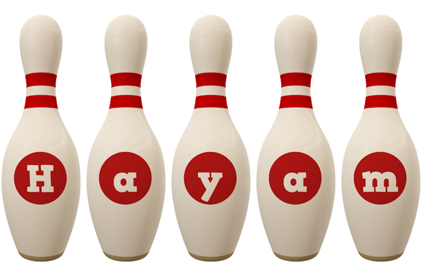 Hayam bowling-pin logo