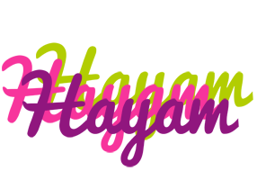 Hayam flowers logo