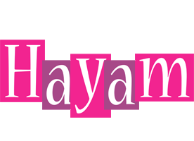 Hayam whine logo