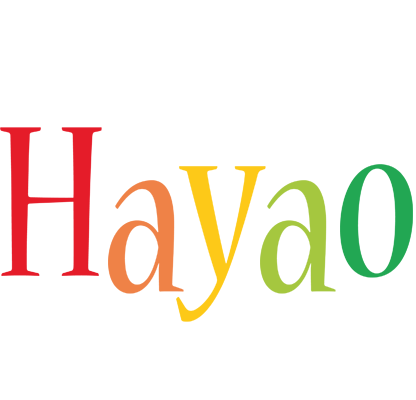 Hayao birthday logo