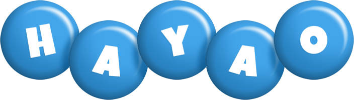 Hayao candy-blue logo