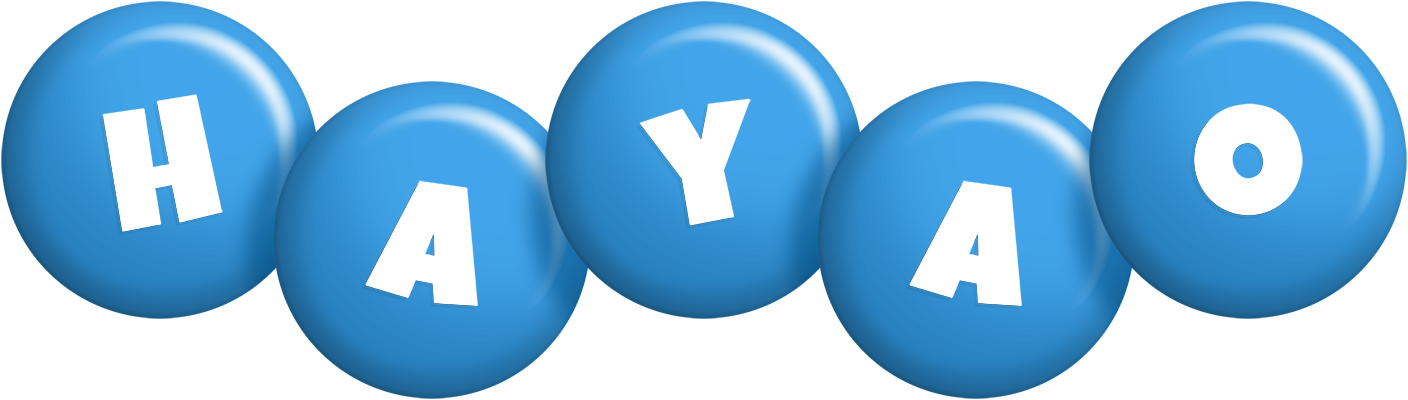Hayao candy-blue logo