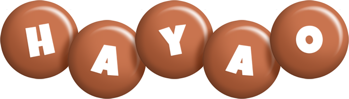 Hayao candy-brown logo