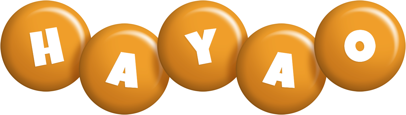 Hayao candy-orange logo