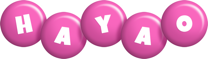 Hayao candy-pink logo