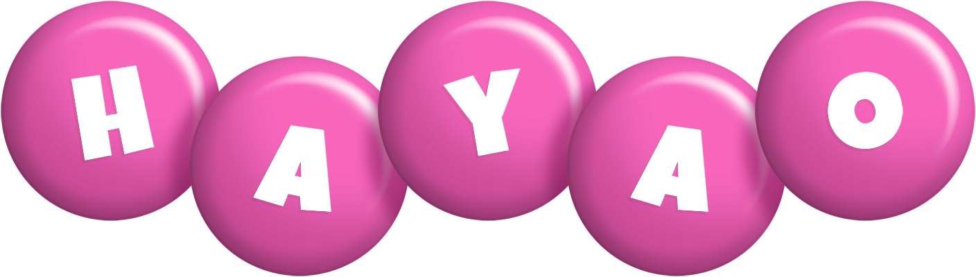 Hayao candy-pink logo