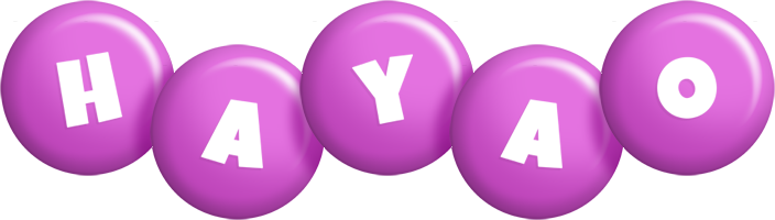 Hayao candy-purple logo