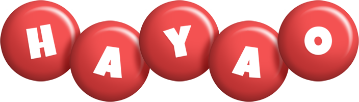 Hayao candy-red logo