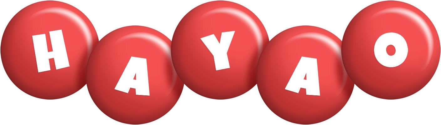 Hayao candy-red logo