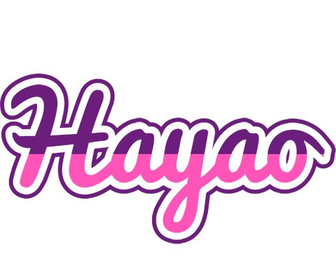 Hayao cheerful logo