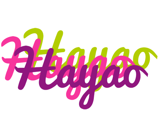 Hayao flowers logo