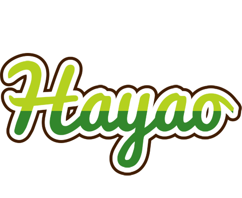 Hayao golfing logo
