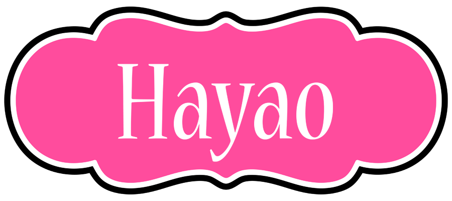 Hayao invitation logo