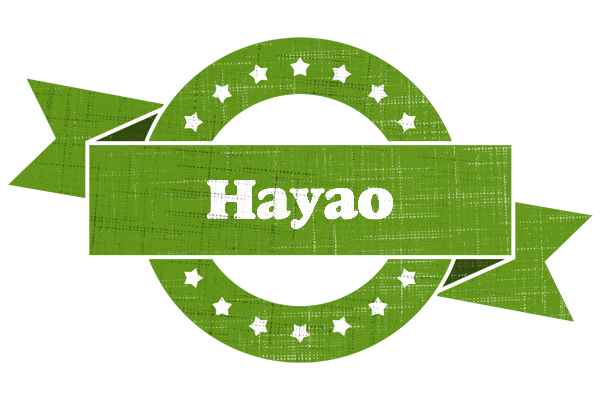 Hayao natural logo