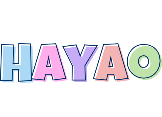 Hayao pastel logo