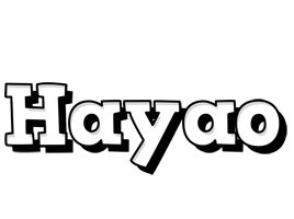 Hayao snowing logo