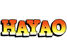 Hayao sunset logo