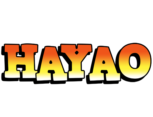 Hayao sunset logo