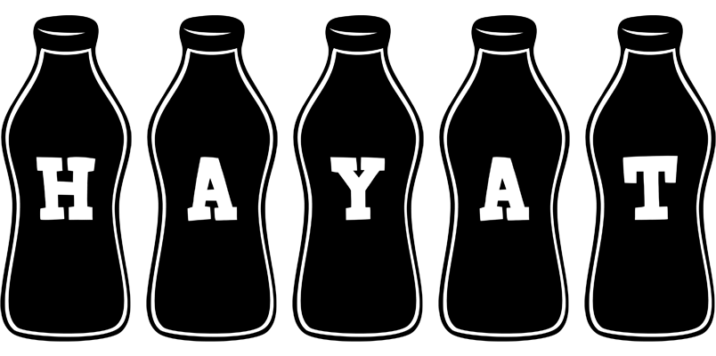 Hayat bottle logo