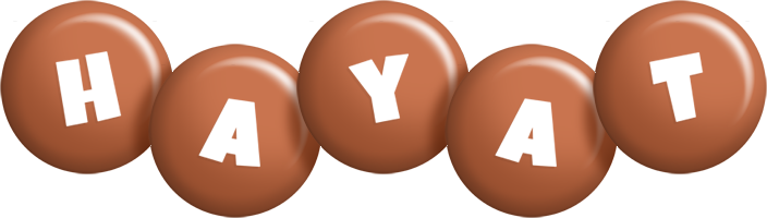 Hayat candy-brown logo