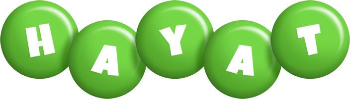 Hayat candy-green logo