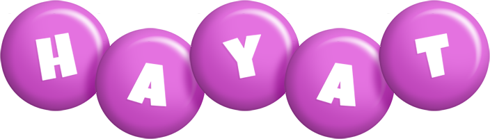 Hayat candy-purple logo