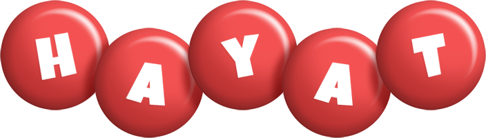 Hayat candy-red logo