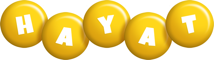 Hayat candy-yellow logo