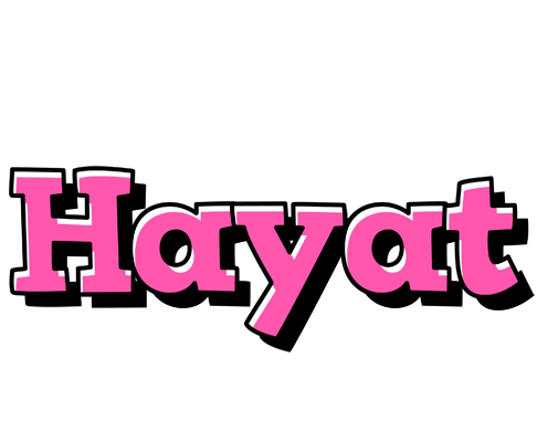 Hayat girlish logo