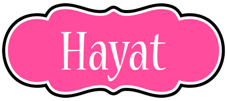 Hayat invitation logo