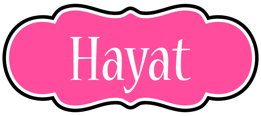 Hayat invitation logo